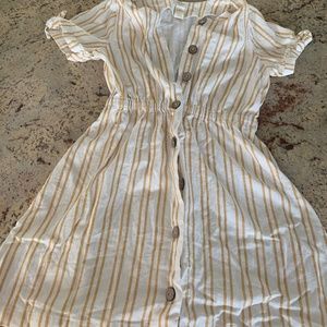 Forever 21 Girls Striped Dress